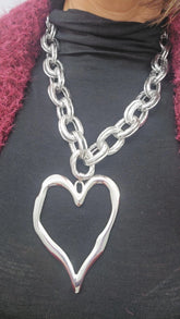 COLLANA CUORE SILVER